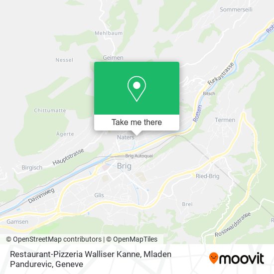 Restaurant-Pizzeria Walliser Kanne, Mladen Pandurevic map
