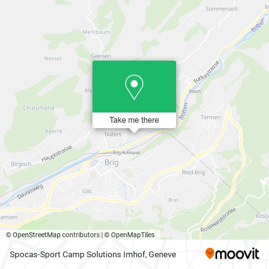 Spocas-Sport Camp Solutions Imhof map