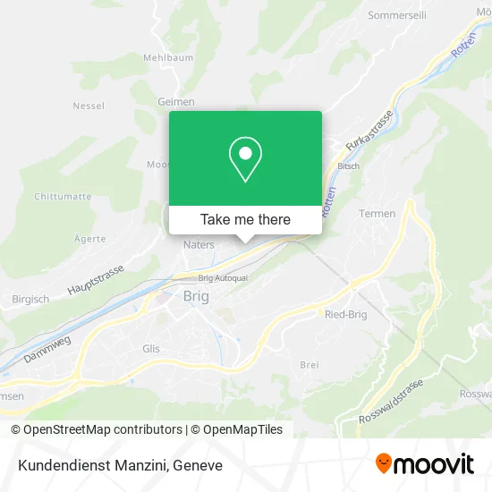 Kundendienst Manzini map