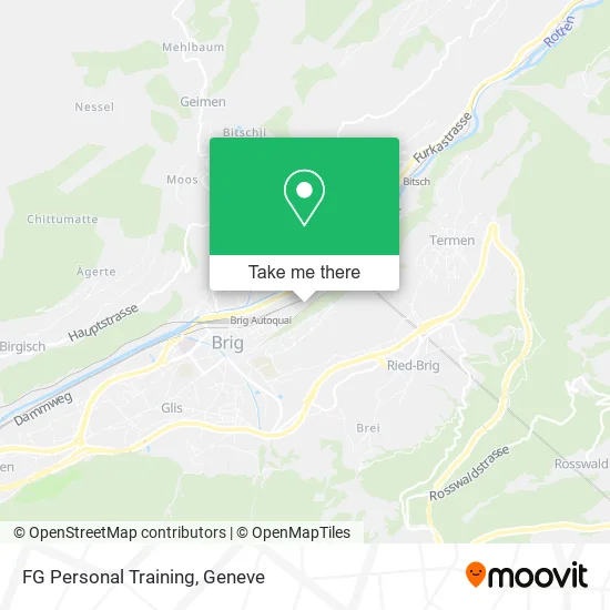 FG Personal Training map