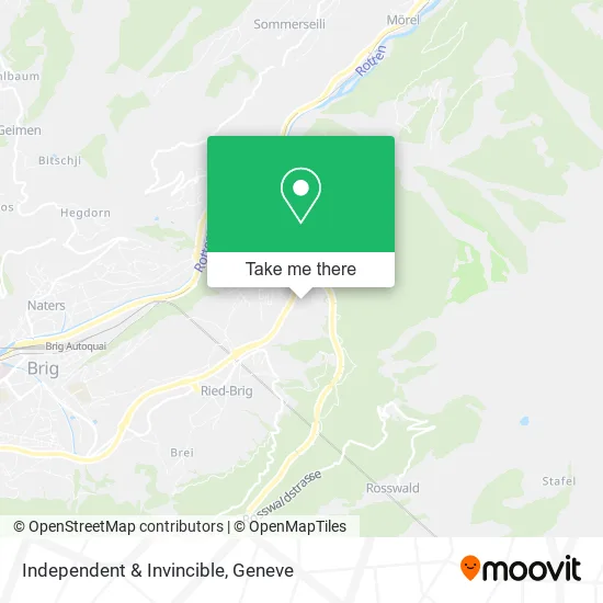 Independent & Invincible map