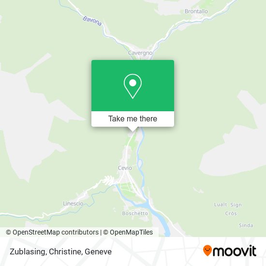 Zublasing, Christine map