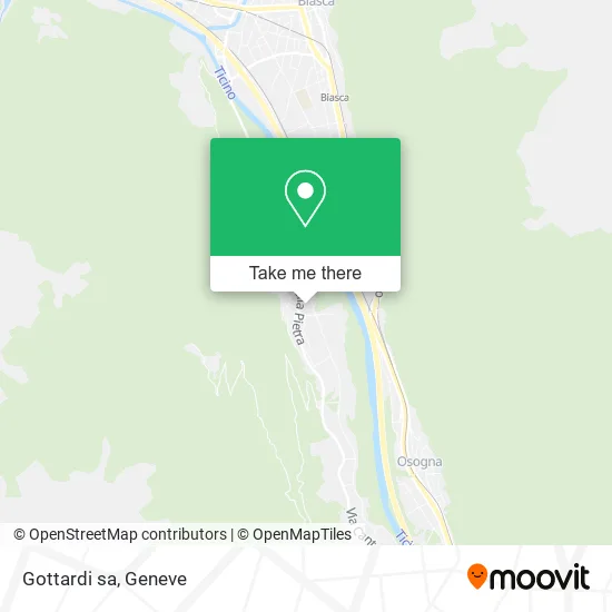 Gottardi sa map