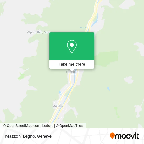 Mazzoni Legno map