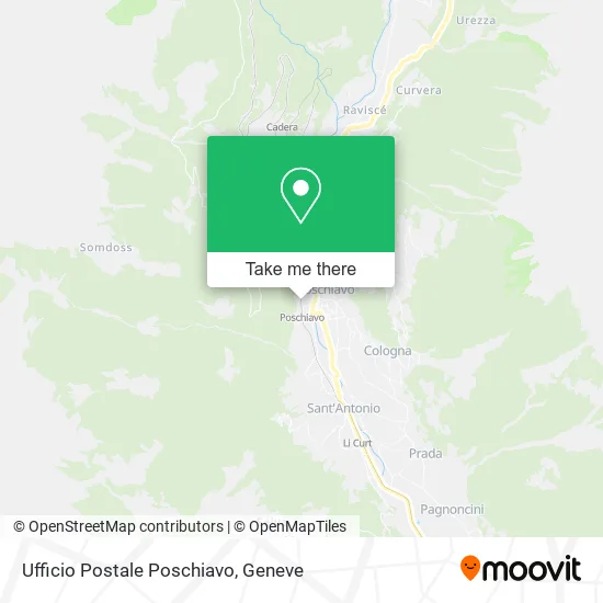 Ufficio Postale Poschiavo map
