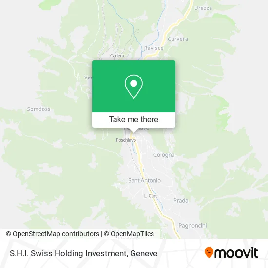 S.H.I. Swiss Holding Investment map
