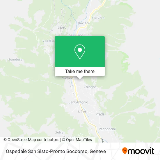 Ospedale San Sisto-Pronto Soccorso map