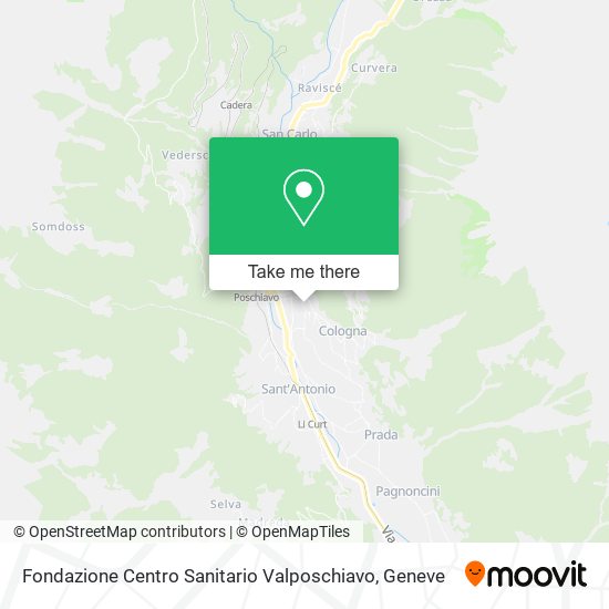 Fondazione Centro Sanitario Valposchiavo map