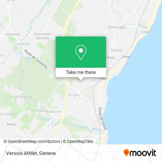 Versoix Athlet map