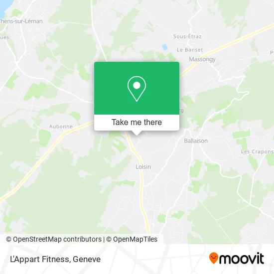 L'Appart Fitness map