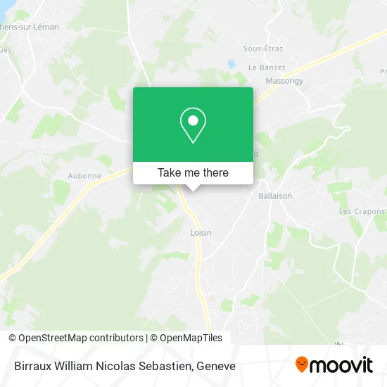 Birraux William Nicolas Sebastien map