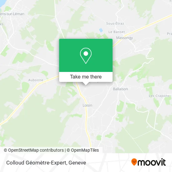 Colloud Géomètre-Expert map