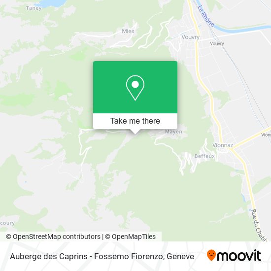 Auberge des Caprins - Fossemo Fiorenzo map