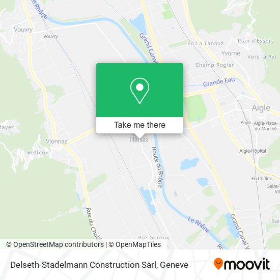 Delseth-Stadelmann Construction Sàrl map