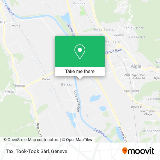 Taxi Took-Took Sàrl map