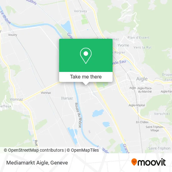 Mediamarkt Aigle map