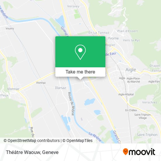 Théâtre Waouw map