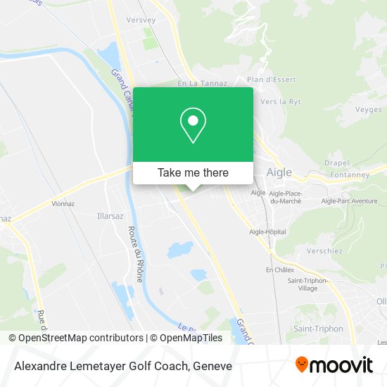 Alexandre Lemetayer Golf Coach map