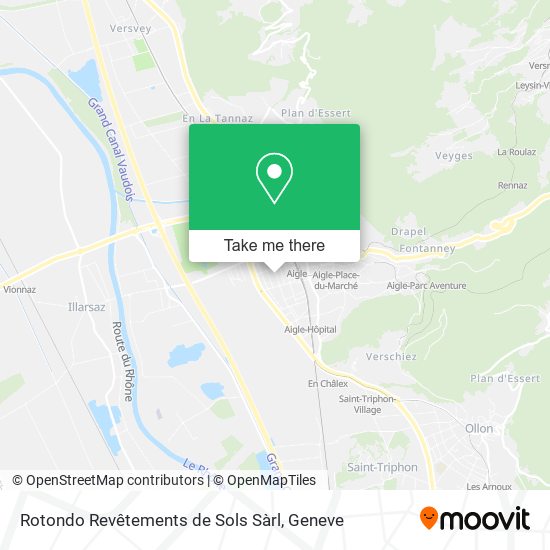 Rotondo Revêtements de Sols Sàrl map