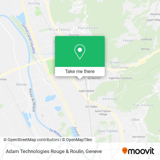 Adam Technologies Rouge & Roulin map