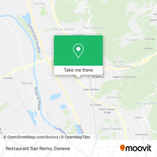 Restaurant San Remo map