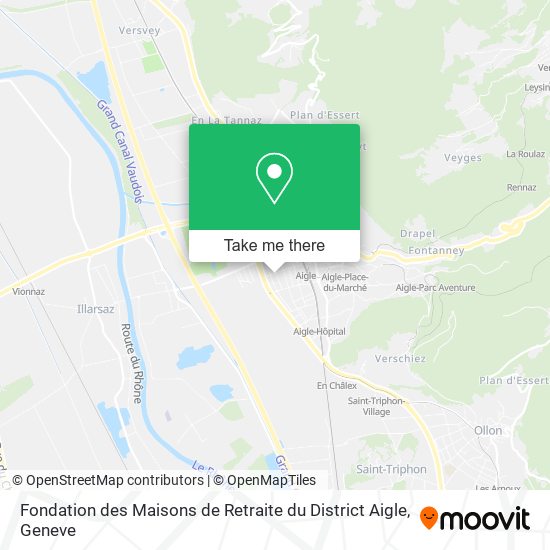 Fondation des Maisons de Retraite du District Aigle map