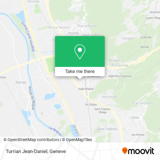 Turrian Jean-Daniel map