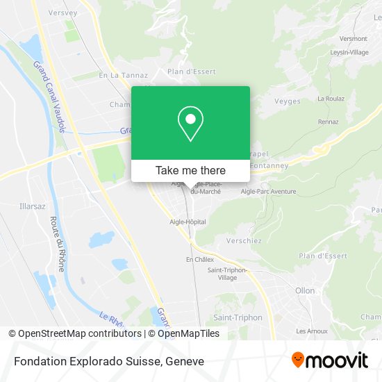 Fondation Explorado Suisse map