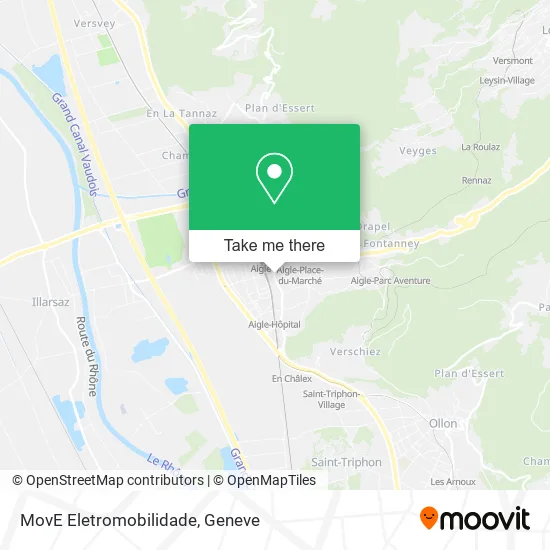 MovE Eletromobilidade map