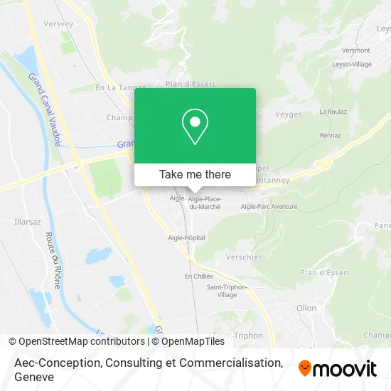 Aec-Conception, Consulting et Commercialisation map