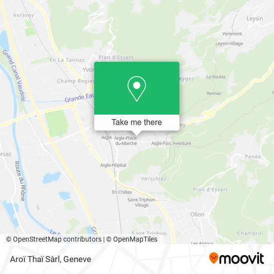 Aroï Thaï Sàrl map