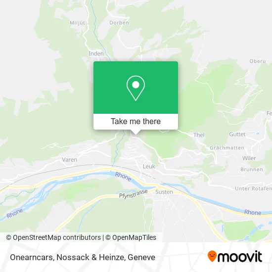 Onearncars, Nossack & Heinze map