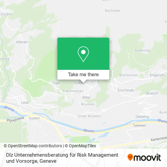 Dlz Unternehmensberatung für Risk Management und Vorsorge map