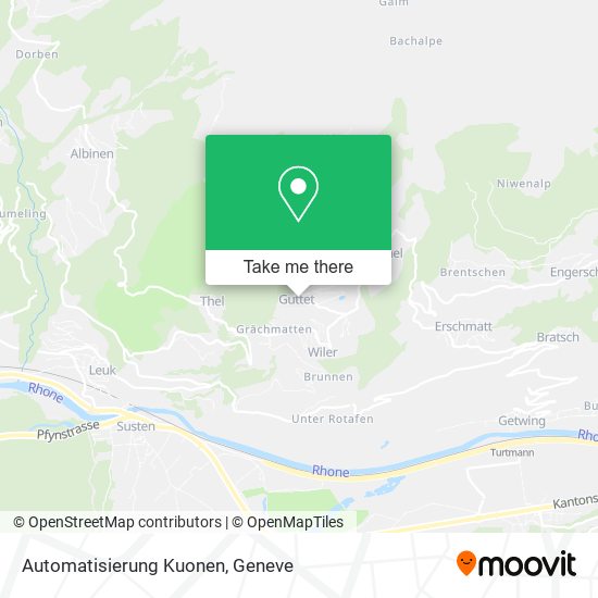 Automatisierung Kuonen map