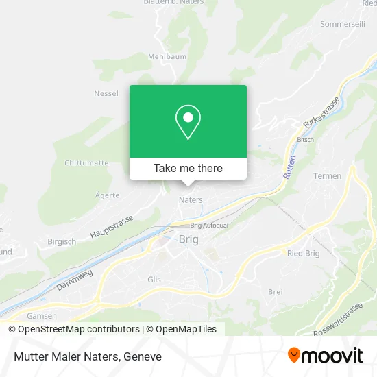 Mutter Maler Naters map