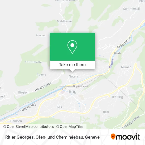 Ritler Georges, Ofen- und Cheminéebau map