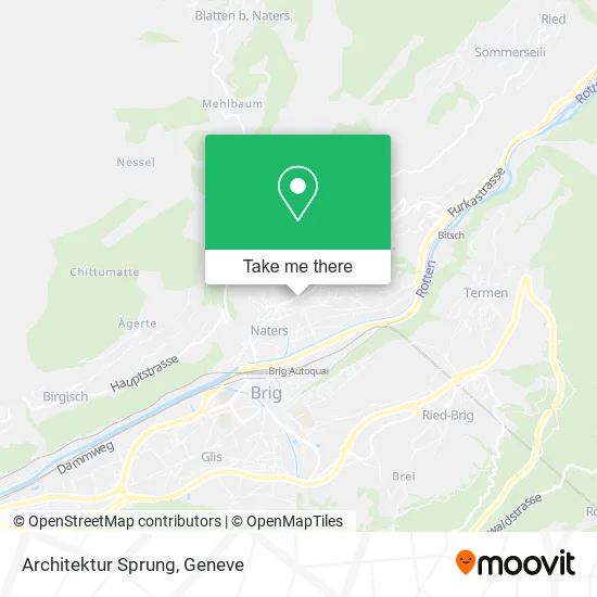 Architektur Sprung map