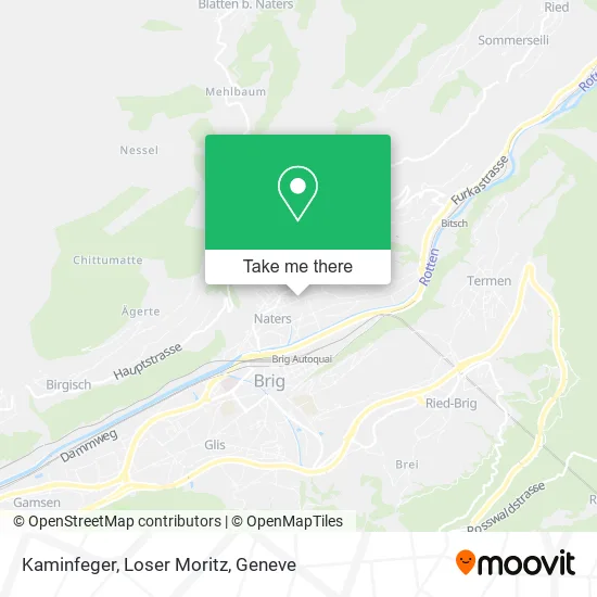 Kaminfeger, Loser Moritz map