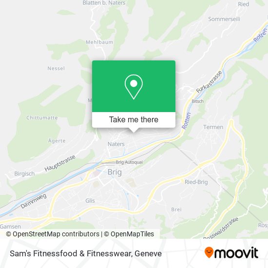 Sam's Fitnessfood & Fitnesswear map