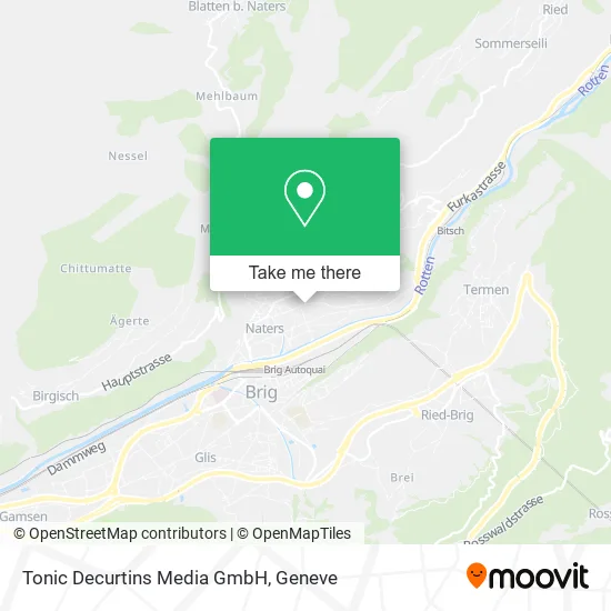 Tonic Decurtins Media GmbH map