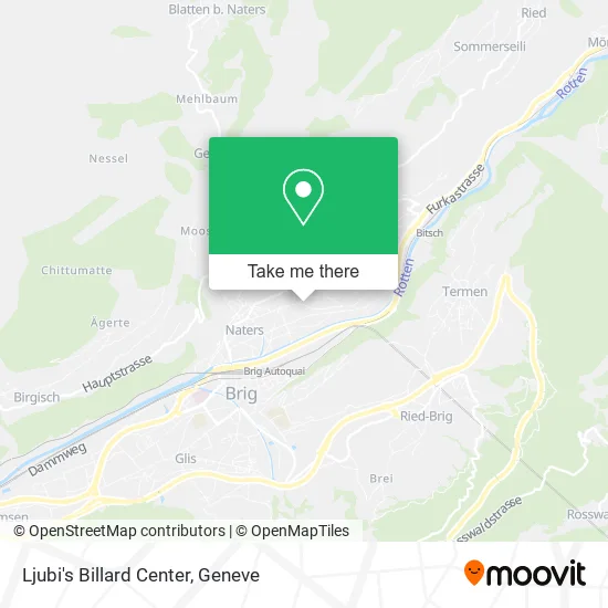 Ljubi's Billard Center map