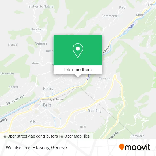 Weinkellerei Plaschy map
