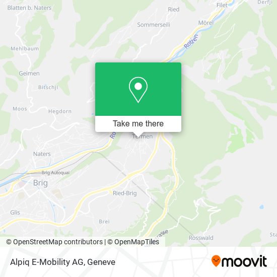 Alpiq E-Mobility AG map