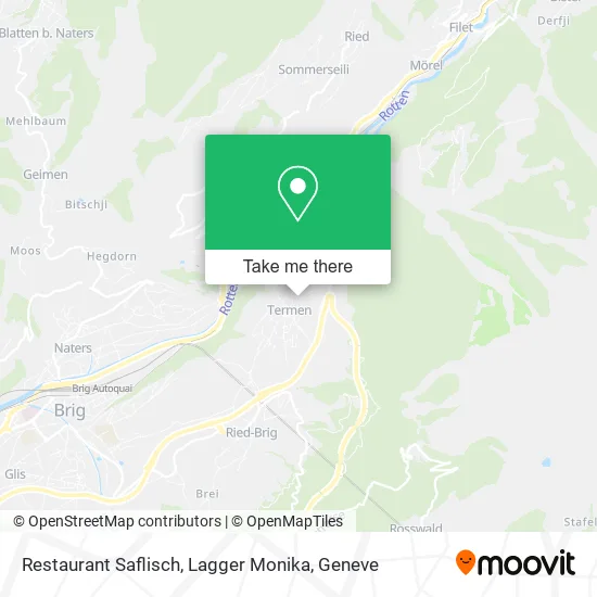 Restaurant Saflisch, Lagger Monika map