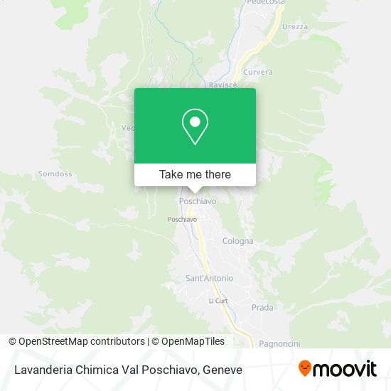 Lavanderia Chimica Val Poschiavo map