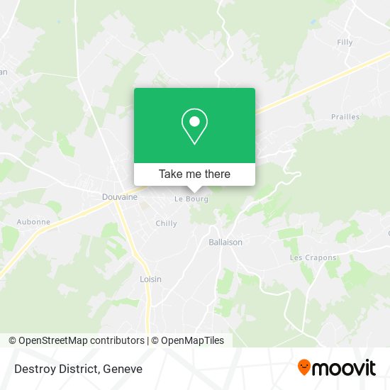 Destroy District map