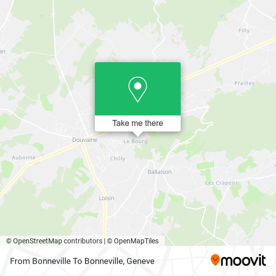 From Bonneville To Bonneville map
