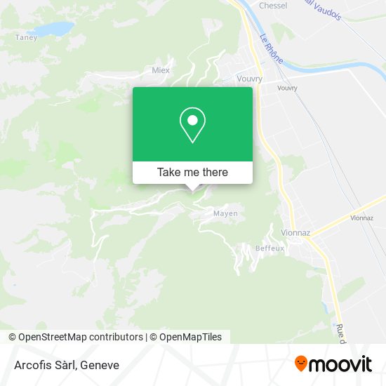 Arcofis Sàrl map