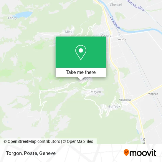 Torgon, Poste map
