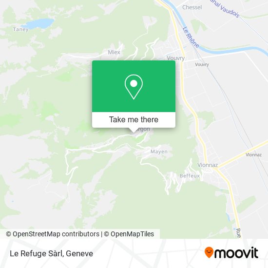 Le Refuge Sàrl map